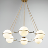 Orion Milk Glass Globe Chandelier