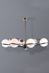 Alba Milk Glass Globe Chandelier