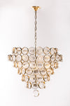 Dominique Ribbed Glass Globe Chandelier