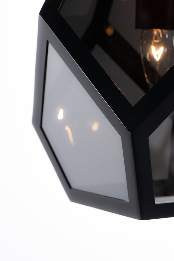 Drake Geometric Black Pendant