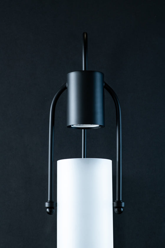 Knox Matte Black Modern Sconce