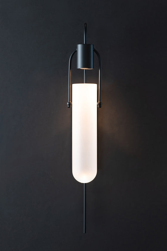 Knox Matte Black Modern Sconce