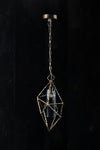 Vesta Geometric Smoked Glass Pendant Light